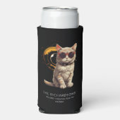 Totale Zonsverduistering April 2024 Leuke Kat in B Seltzer Blikjeskoeler (Seltzer Voorkant)