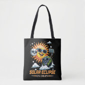 Totale Zonsverduistering April 2024 Tote Bag (Voorkant)