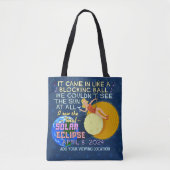 Totale Zonsverduistering April 8 2024 American Fun Tote Bag (Voorkant)