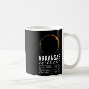 Totale Zonsverduistering April 8 2024 Arkansas Sch Koffiemok