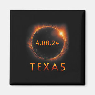 Totale Zonsverduistering April 8 2024 Texas Solar Magneet