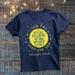 Totale Zonsverduistering April 8th 2024 Kijker Cus T-shirt<br><div class="desc">Op 8 april 2024 zal een totale zonsverduistering zichtbaar zijn in een groot deel van de Verenigde Staten, Mexico en Canada. Als u van plan bent om dit spannende evenement in het "hart" van Amerika te vieren met een leuk kijkfeest, zijn deze gepersonaliseerde herdenkingst-shirts perfect voor u. De tekst zegt...</div>