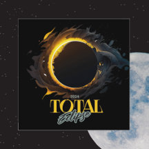 Totale Zonsverduistering April 8th 2024 Kosmisch Z