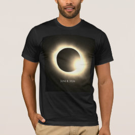 Totale zonsverduistering april 8th 2024 maan zon t-shirt
