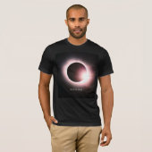 Totale zonsverduistering april 8th 2024 maan zon t-shirt (Voorkant volledig)