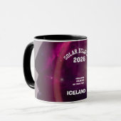 Totale zonsverduistering augustus 2026 tekst geper mok (Voorkant links)
