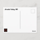 Totale Zonsverduistering Gepersonaliseerd Briefkaart (Achterkant)