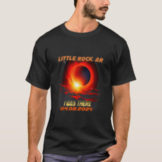 Totale zonsverduistering Ik was daar Little Rock A T-shirt