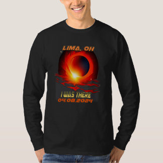 Totale Zonsverduistering Ik Was Er Lima Ohio OH T-shirt
