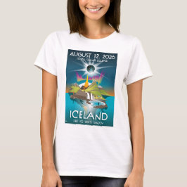 Totale zonsverduistering in IJsland 2026 - T-shirt