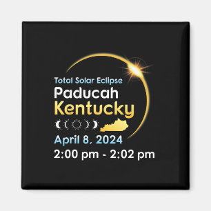 Totale zonsverduistering in Paducah Kentucky op 0 Magneet