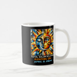 Totale zonsverduistering Kenton Ohio Koffiemok