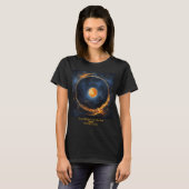 Totale Zonsverduistering Kosmische 2 kanten Jouw t T-shirt (Voorkant volledig)