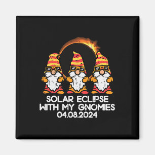 Totale zonsverduistering met kabouters 04.08.2024  magneet