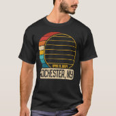 Totale zonsverduistering New York Rochester Eclips T-shirt (Voorkant)