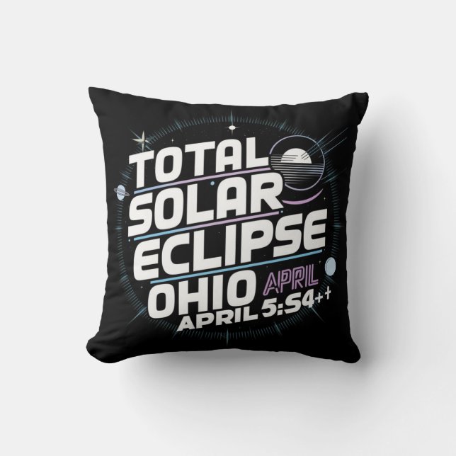 TOTALE ZONSVERDUISTERING OHIO APRIL KUSSEN (Voorkant)
