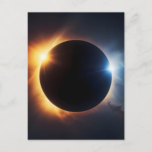 Totale zonsverduistering op 12 augustus 2026 in Gr Feestdagenkaart