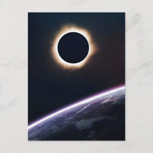 Totale zonsverduistering op 12 augustus 2026 in Gr Feestdagenkaart