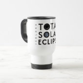 Totale zonsverduistering reisbeker (Voorkant links)