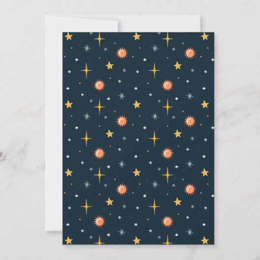 Totale Zonsverduistering & Sips 2024 Retro Watch P Kaart (Achterkant)