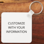 totale zonsverduistering sleutelhanger (Achterkant)