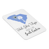 Totale zonsverduistering South Carolina magneet (Rechterzijde)