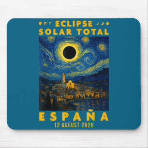 Totale Zonsverduistering Spanje 2026 Muismat