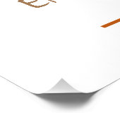 Totale Zonsverduistering Spanje Aangepast 2026 Perfect Poster (Hoek)