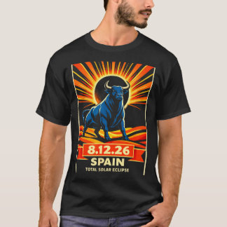 Totale Zonsverduistering Spanje Astronomie Retro K T-shirt