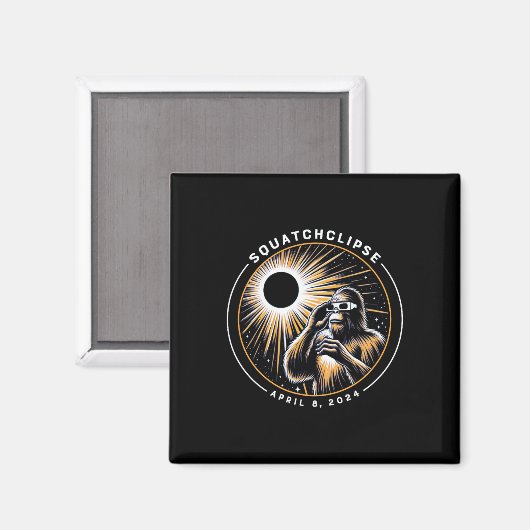 Totale Zonsverduistering Squatchclipse Bigfoot Sas Magneet (Voorkant / Achterkant)