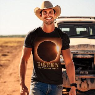 Totale Zonsverduistering Texas 2024 Persoonlijk T-shirt