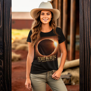 Totale Zonsverduistering Texas 2024 Persoonlijk T-shirt