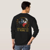 Totale Zonsverduistering Texas Amerika 2024 T-shirt (Achterkant volledig)