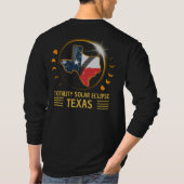 Totale Zonsverduistering Texas Amerika 2024 T-shirt (Achterkant)