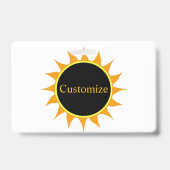 Totale Zonsverduistering Thunder_Cove Badge (Achterkant)