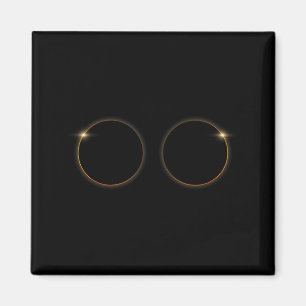 Totale Zonsverduistering Totaliteit April Illustra Magneet
