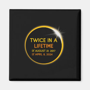 Totale zonsverduistering tweemaal in een leven pas magneet