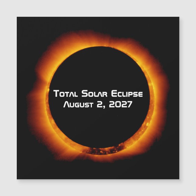 Totale Zonsverduistering van de Eeuw 2027 (Voorkant)