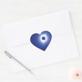 Totalen zonne-energie 2017 hart sticker (Envelop)