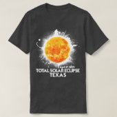 Totaliteit TEXAS 2024 Totaal Zonnerampen Amerika T-shirt (Design voorkant)