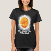 Totality Arkansas 2024 Total Solar Eclipse America T-shirt (Voorkant)