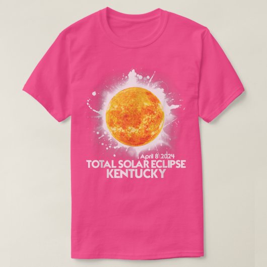 Totality Kentucky 2024 American Total Solar Eclips T-shirt (Design voorkant)