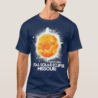 Totality Missouri 2024 Total Solar Eclipse America T-shirt