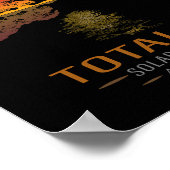Totality Spring 4 08 24 Totaal Solar Eclipse Gitaa Poster (Hoek)