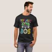Totally 80's Retro Old School Stereo Cassette Tap T-shirt (Voorkant volledig)