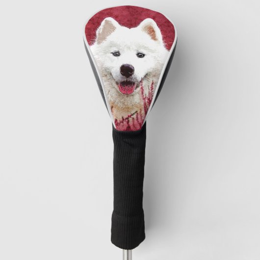Totally Adabled, Samoyed Dog Golfheadcover (Voorkant)