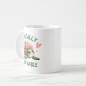 Totally Adorable Turtle Cute Art Koffiemok (Voorkant links)