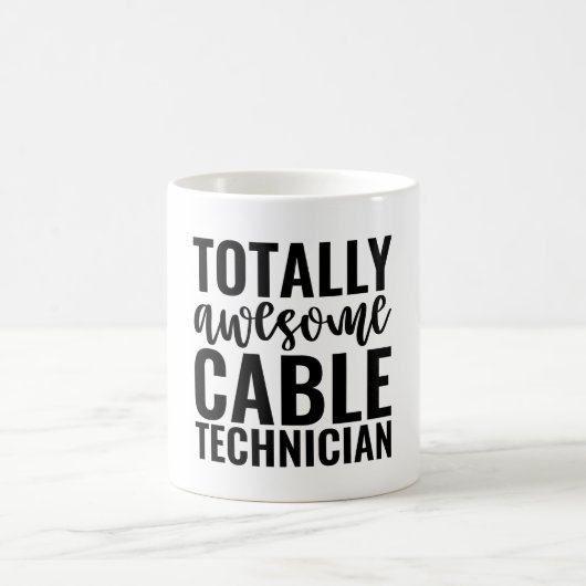  Totally Awesome Cable Technician Koffiemok (Center)