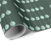 Totally Baubled Christmas Ornament Vector Design  Cadeaupapier (Rol Hoek)