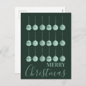 Totally Baubled Christmas Ornament Vector Design  Feestdagenkaart (Voorkant / Achterkant)